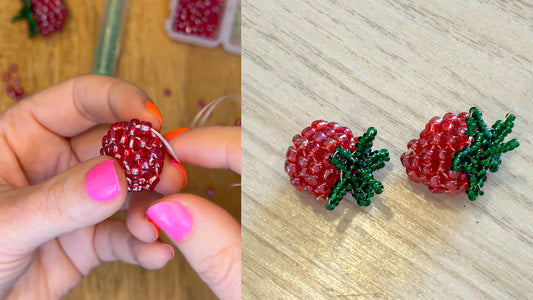 Hvordan perle et jordbær eller bringebær